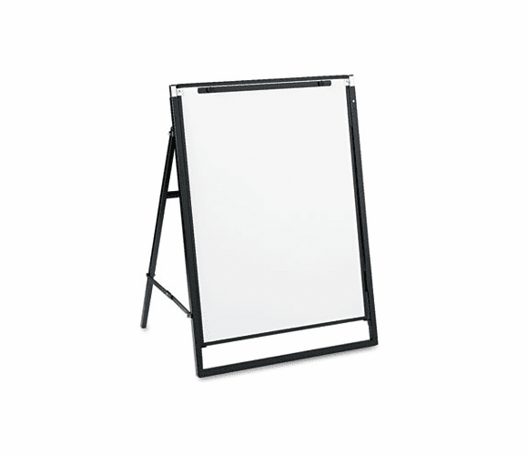 QRT351900 Futura Dry Erase Presentation Easel, Melamine, 24 x 36, White, Black Frame By QUARTET MFG.
