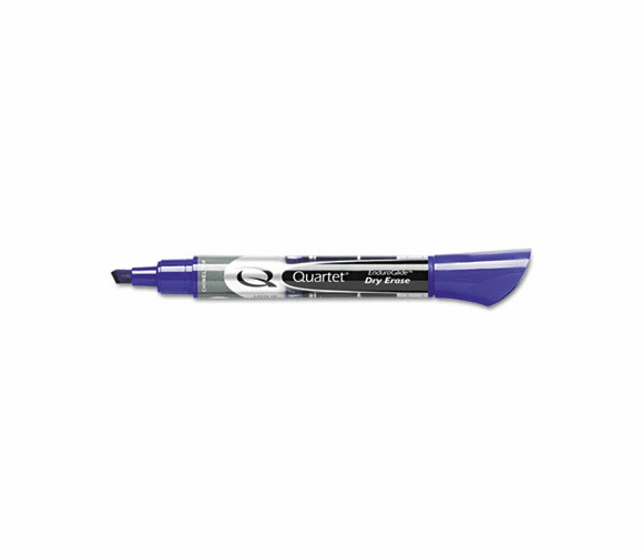 QRT50013M EnduraGlide Dry Erase Markers, Chisel Tip, Blue, Dozen By QUARTET MFG.
