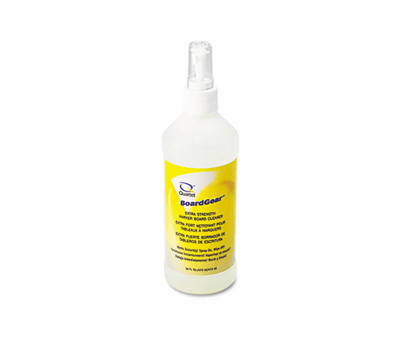 QRT550 BoardGear Marker Board Spray Cleaner for Dry Erase Boards, 16 oz. Spray Bottle By QUARTET MFG.