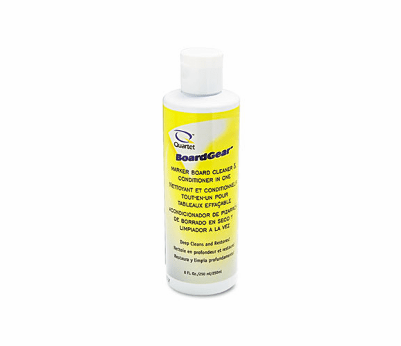QRT551 BoardGear Marker Board Conditioner/Cleaner for Dry Erase Boards, 8 oz. Bottle By QUARTET MFG.