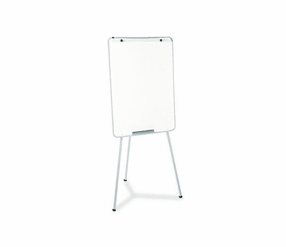 QRT70EG Oval Office Dry Erase Presentation Easel, Melamine, 29 x 40, Gray, Framed By QUARTET MFG.