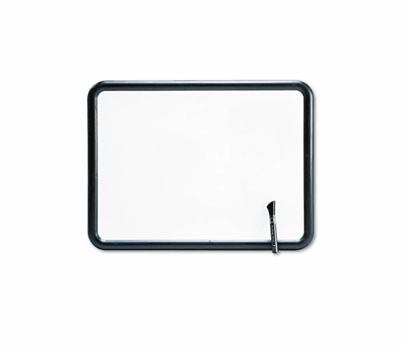 QRT7551 Contour Dry-Erase Board, Melamine, 24 x 18, White, Gray Frame By QUARTET MFG.