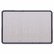 QRT7693BE Contour Fabric Bulletin Board, 36 x 24, Light Blue, Plastic Navy Blue Frame By QUARTET MFG.