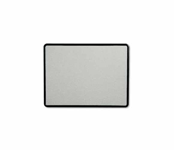 QRT7694G Contour Fabric Bulletin Board, 48 x 36, Gray, Plastic Graphite Frame By QUARTET MFG.