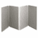 QRT773630 Tabletop Display Presentation Board, Fabric, 72 x 30, Gray By QUARTET MFG.