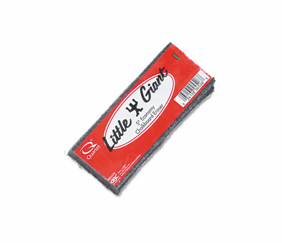 QRT804526 Little Giant Economy Chalkboard Eraser, Wool Felt, 5w x 2d x 1h By QUARTET MFG.