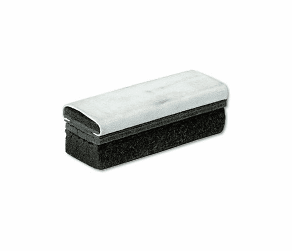 QRT807628 Deluxe Chalkboard Eraser/Cleaner, Laminated Felt, 6w x 2d x 1 5/8h By QUARTET MFG.