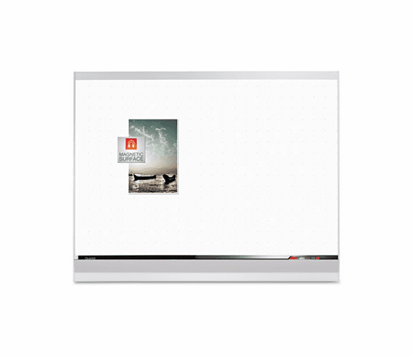 QRT85260 Porcelain Magnetic Whiteboard, 96 x 48, White/Silver By QUARTET MFG.