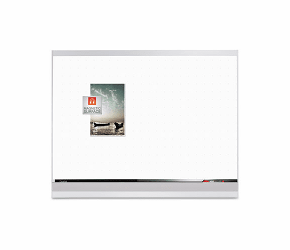 QRT85261 Porcelain Magnetic Whiteboard, 72 x 48, White/Silver By QUARTET MFG.