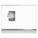 QRT85261 Porcelain Magnetic Whiteboard, 72 x 48, White/Silver By QUARTET MFG.