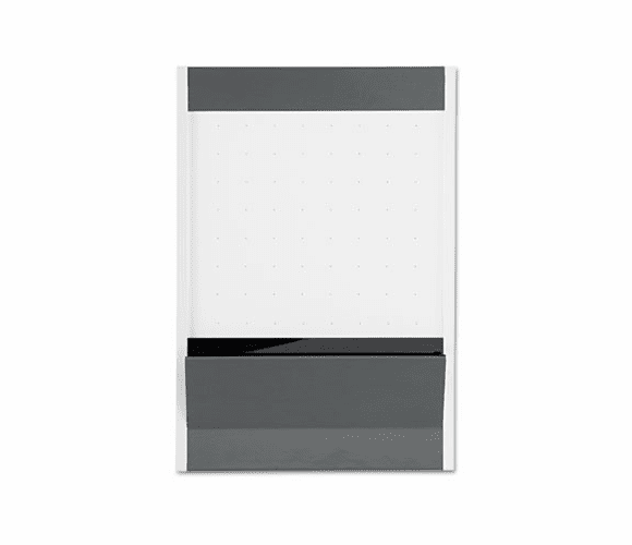 QRT85271 Porcelain Magnetic Whiteboard, 36 x 24, White/Graphite By QUARTET MFG.
