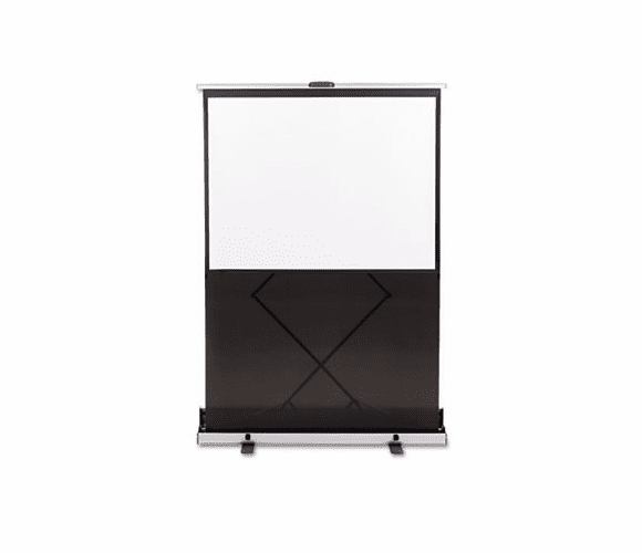 QRT960S Euro Portable Cinema Screen w/Black Carrying Case, 60" x 60" By QUARTET MFG.