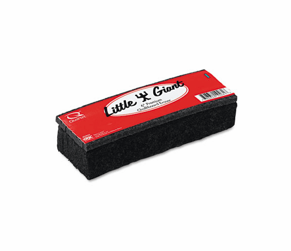 QRTESP02 Little Giant Chalkboard Eraser, Double-Sewn Felt, 6w x 2d x 1-1/4h By ACCO BRANDS, INC.