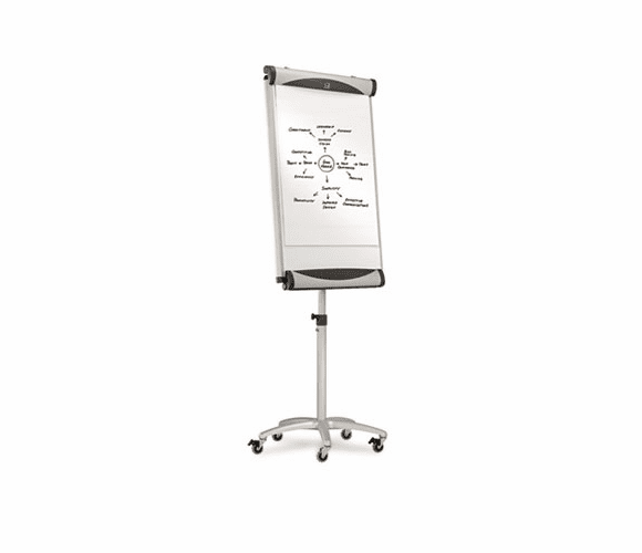 QRTEU2000TE Premium Mobile Magnetic Dry Erase Easel, 27 x 41, White By QUARTET MFG.