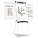 QRTEU500E Euro Magnetic Dry Erase Easel, 27 x 39, White By QUARTET MFG.