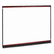 QRTMB06P2 Modular Dry-Erase Board, Porcelain-On-Steel, 72 x 48, White, Mahogany Frame By QUARTET MFG.