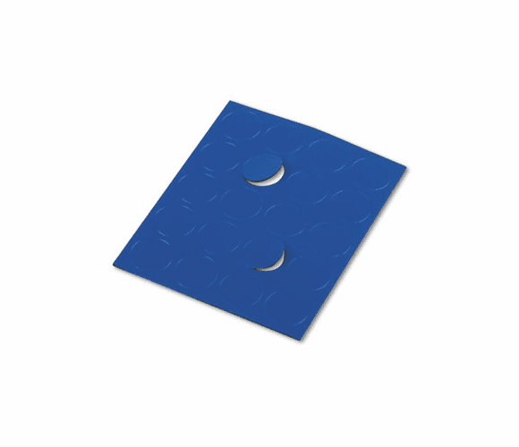 QRTMCB Magnetic Characters, Magnetic, Blue, 3/4"dia 20/Set By QUARTET MFG.