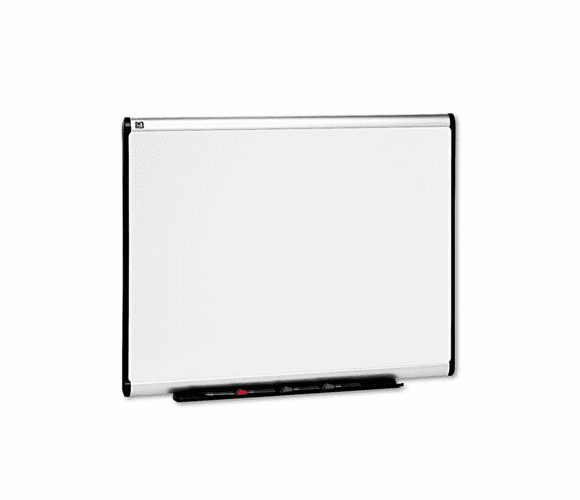 QRTP554A Premium Dry Erase Board, Porcelain/Steel, 48 x 36, White/Aluminum Frame By QUARTET MFG.