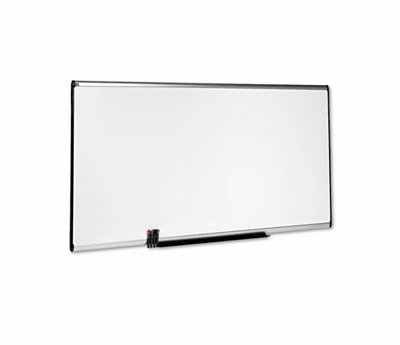 QRTP558A Premium Dry-Erase Board, Porcelain/Steel, 96 x 48, White/Aluminum Frame By QUARTET MFG.