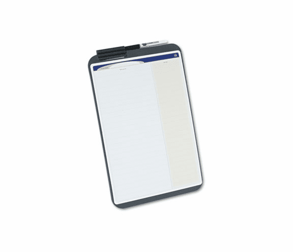 QRTPT1117 Tack and Write To-Do Planner Board, 11 x 17, Black By QUARTET MFG.