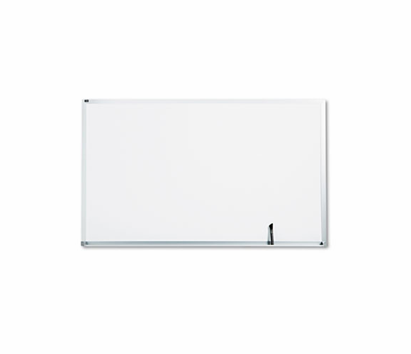 QRTS535 Standard Dry-Erase Board, Melamine, 60 x 36, White, Aluminum Frame By QUARTET MFG.