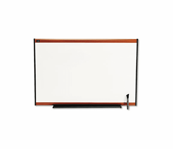 QRTTE543LC Total Dry Erase Board, 36 x 24, White, Cherry Frame By QUARTET MFG.