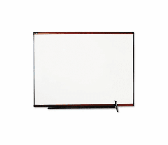 QRTTE544LC Total Dry Erase Board, 48 x 36, White, Cherry Frame By QUARTET MFG.