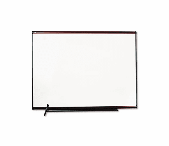 QRTTE544M Total Dry Erase Board, 48 x 36, White, Mahogany Frame By QUARTET MFG.