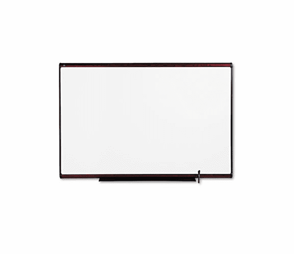 QRTTE547M Total Dry Erase Board, 72 x 48, White, Mahogany Frame By QUARTET MFG.