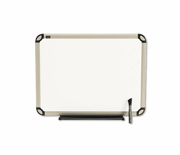 QRTTE561T Total Dry Erase Board, 24 x 18, White, Euro-Style Aluminum Frame By QUARTET MFG.