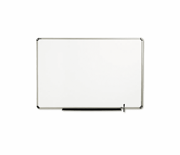 QRTTE567T Total Dry Erase Board, 72 x 48, White, Euro-Style Aluminum Frame By QUARTET MFG.