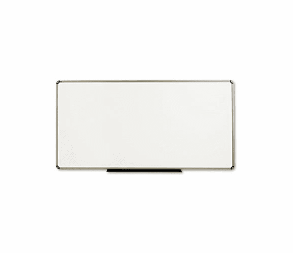 QRTTE568T Total Dry Erase Board, 96 x 48, White, Euro-Style Aluminum Frame By QUARTET MFG.