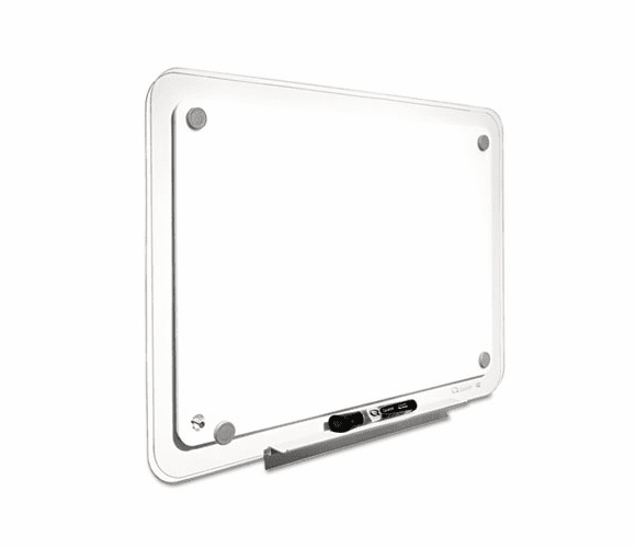 QRTTM3623 iQTotal Erase Board, 36 x 23, White, Translucent Frame By QUARTET MFG.