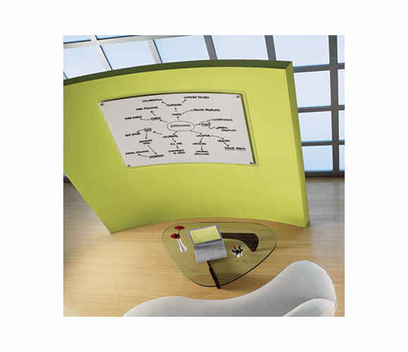 QRTTM4929 iQTotal Erase Board, 49 x 32, White, Translucent Frame By QUARTET MFG.
