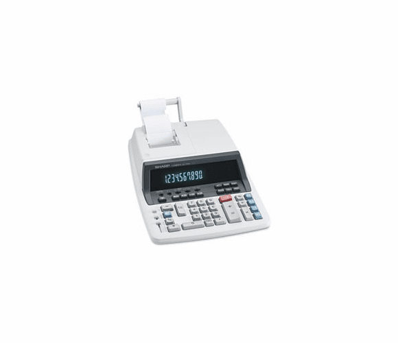 QS-1760H Two-Color Ribbon Printing Calculator, 10-Digit Fluorescent SHRQS1760H By Sharp