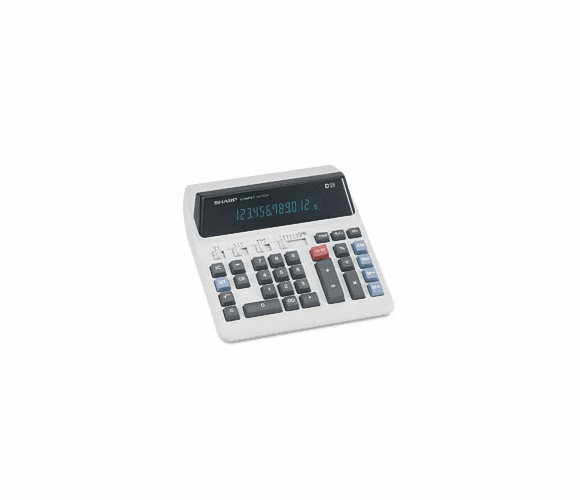 QS-2122H Compact Desktop Calculator, 12-Digit Fluorescent SHRQS2122H By Sharp