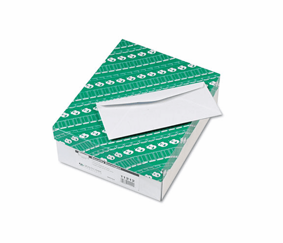 QUA11212 Business Envelope, Traditional, #10, White, 500/Box By QUALITY PARK PRODUCTS
