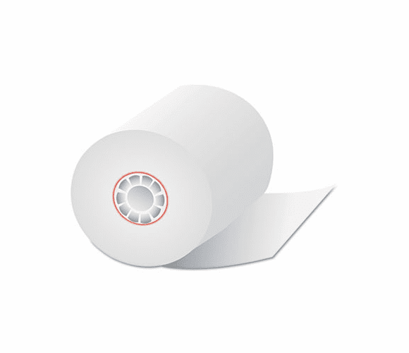 QUA15615 Single-Ply Thermal Cash Register Rolls, 3-1/8" x 90 feet, White, 72/Carton By QUALITY PARK PRODUCTS