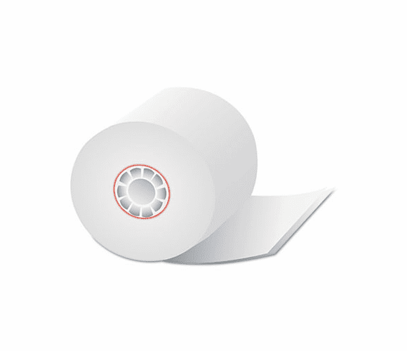 QUA15633 BPA-Free Single-Ply Thermal Cash Register Rolls, 2-1/4" x 80 feet, White, 50/Ctn By QUALITY PARK PRODUCTS