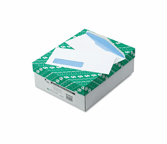 QUA21412 Window Envelope, Address Window, Traditional, #10, White, 500/Box By QUALITY PARK PRODUCTS
