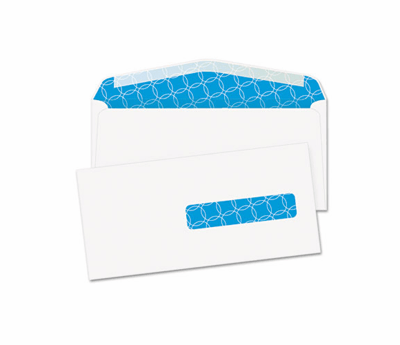 QUA21439B Health Form Security Envelope, #10, White, 1000/Carton By QUALITY PARK PRODUCTS