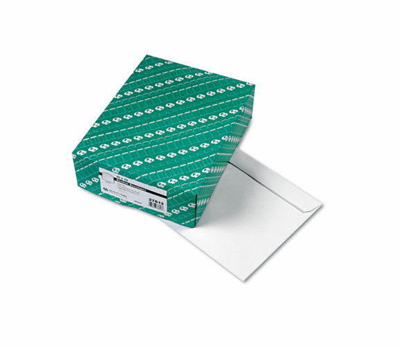 QUA37613 Open Side Booklet Envelope, Contemporary, 13 x 10, White, 100/Box By QUALITY PARK PRODUCTS