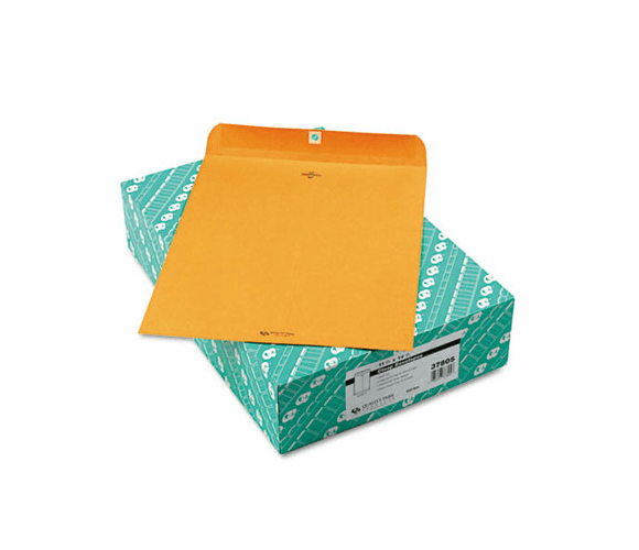 QUA37805 Clasp Envelope, 11 1/2 x 14 1/2, 32lb, Light Brown, 100/Box By QUALITY PARK PRODUCTS