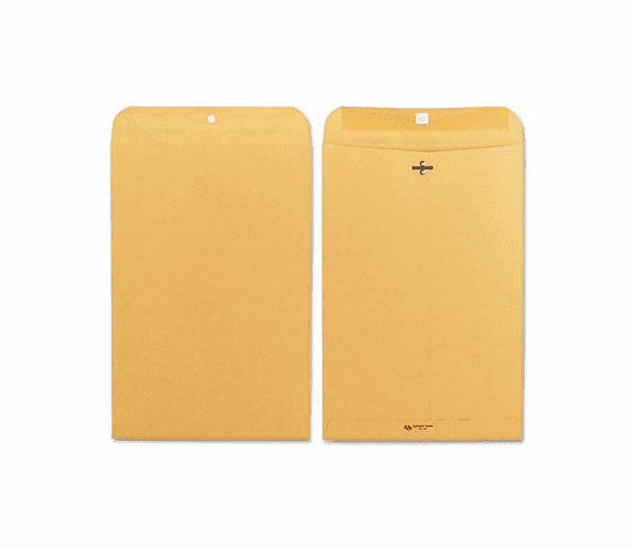 QUA37898 Clasp Envelope, 10 x 15, 28lb, Light Brown, 100/Box By QUALITY PARK PRODUCTS