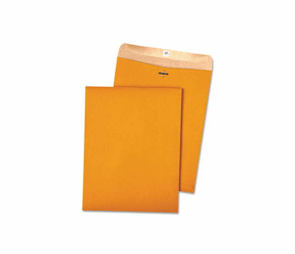 QUA38712 100% Recycled Brown Kraft Clasp Envelope, 10 x 13, Light Brown, 100/Box By QUALITY PARK PRODUCTS