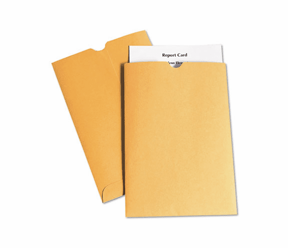 QUA40762 Report Card Jacket, 28lb., Kraft, Thumb Cut, 100 per Box By QUALITY PARK PRODUCTS