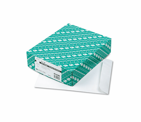 QUA41430 Park Ridge Embossed Catalog Envelope, 9 x 12, White, 100/Box By QUALITY PARK PRODUCTS
