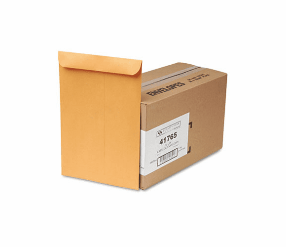 QUA41765 Catalog Envelope, 10 x 15, Light Brown, 250/Box By QUALITY PARK PRODUCTS