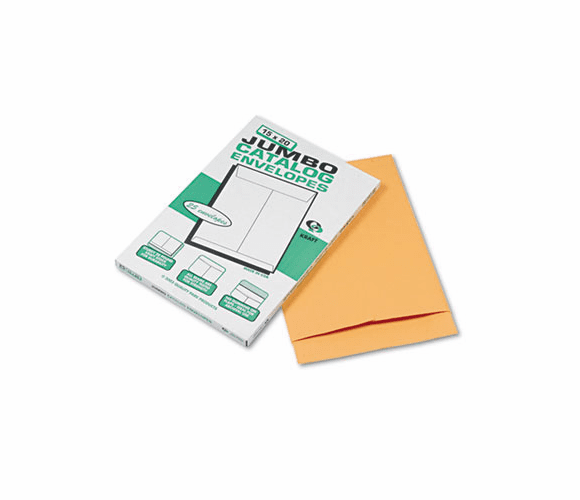 QUA42355 Jumbo Size Kraft Envelope, 15 x 20, Light Brown, 25/Box By QUALITY PARK PRODUCTS