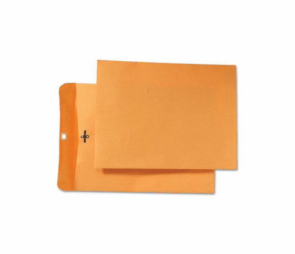 QUA43090 Park Ridge Kraft Clasp Envelope, 9 x 12, Light Brown, 100/Box By QUALITY PARK PRODUCTS